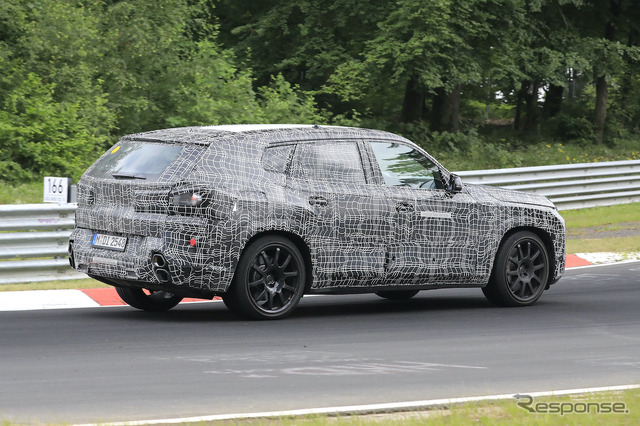 BMW X8 プロトタイプ(スクープ写真)