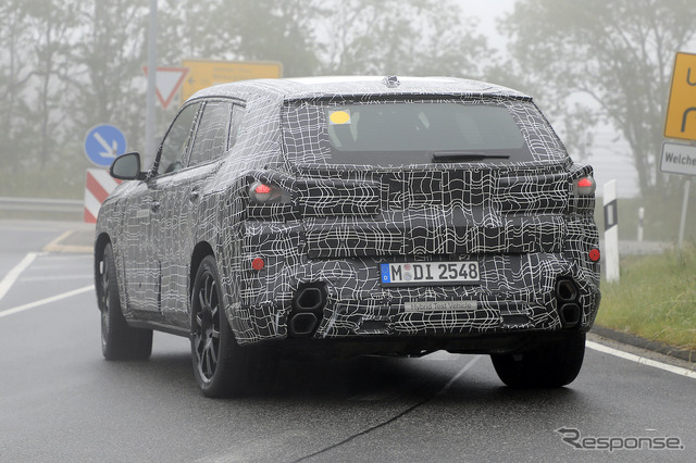 BMW X8 プロトタイプ(スクープ写真)