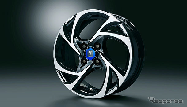15インチ アルミホイールセットMODELLISTA SpinAir VI<ブラック×ポリッシュ>