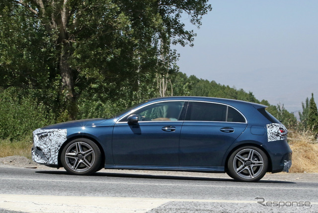 メルセデスベンツ Aクラス 改良新型 プロトタイプ スクープ写真