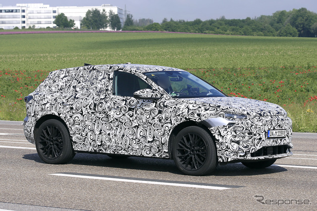 アウディ Q6 e-tron プロトタイプ（スクープ写真）