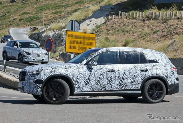 メルセデスベンツ GLC 次期型プロトタイプ(スクープ写真)