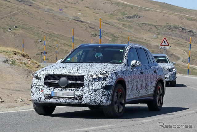 メルセデスベンツ GLC 次期型プロトタイプ(スクープ写真)