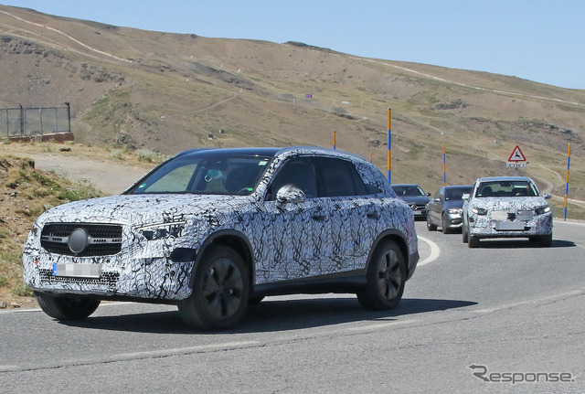 メルセデスベンツ GLC 次期型プロトタイプ(スクープ写真)