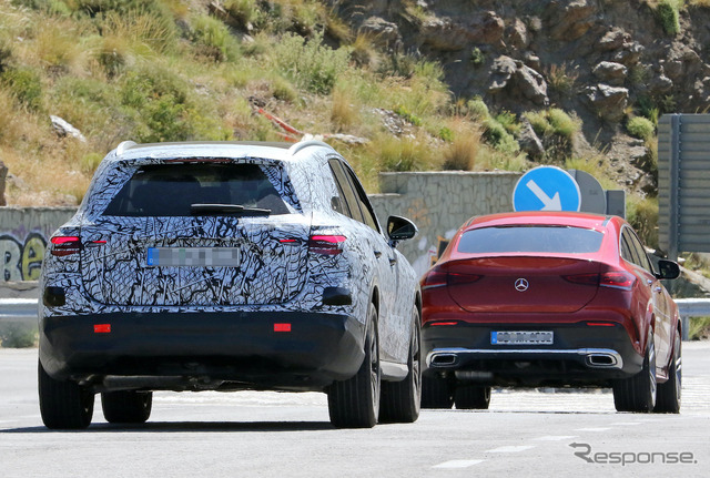 メルセデスベンツ GLC 次期型プロトタイプ(スクープ写真)