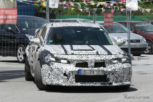 ホンダ シビックタイプR 新型プロトタイプ(スクープ写真)