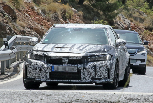 ホンダ シビックタイプR 新型プロトタイプ(スクープ写真)