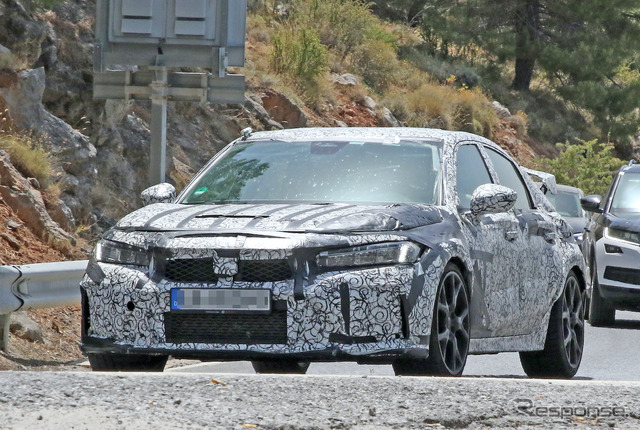 ホンダ シビックタイプR 新型プロトタイプ(スクープ写真)