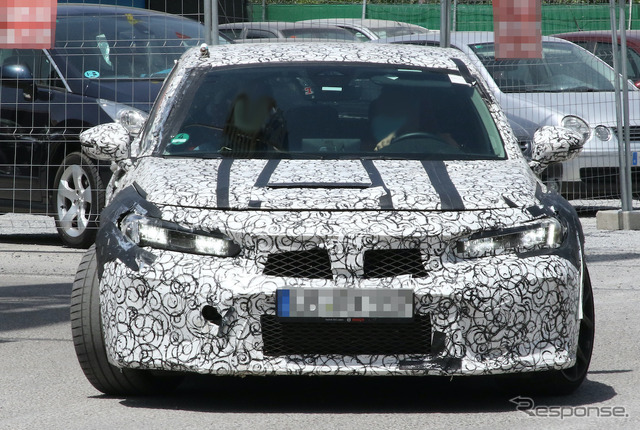ホンダ シビックタイプR 新型プロトタイプ(スクープ写真)
