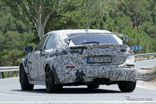 ホンダ シビックタイプR 新型プロトタイプ(スクープ写真)