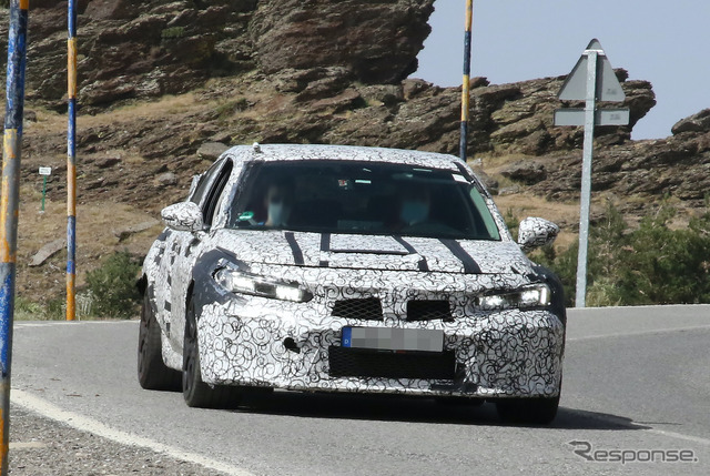 ホンダ シビックタイプR 新型プロトタイプ(スクープ写真)
