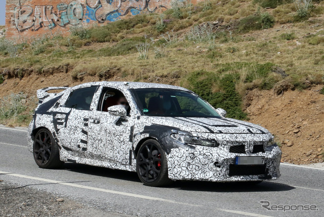 ホンダ シビックタイプR 新型プロトタイプ(スクープ写真)
