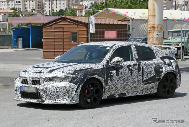 ホンダ シビックタイプR 新型プロトタイプ(スクープ写真)