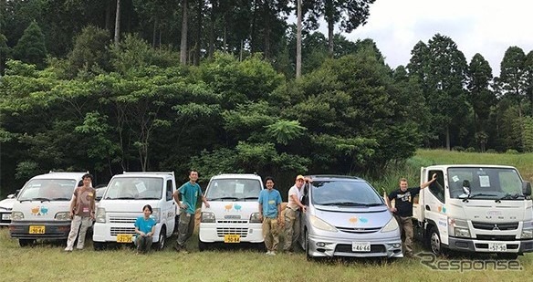 平成29年（2017年）九州北部豪雨災害で被災地に運搬した車両