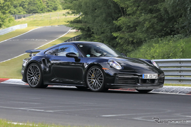 ポルシェ 911ハイブリッド 市販型プロトタイプ(スクープ写真)