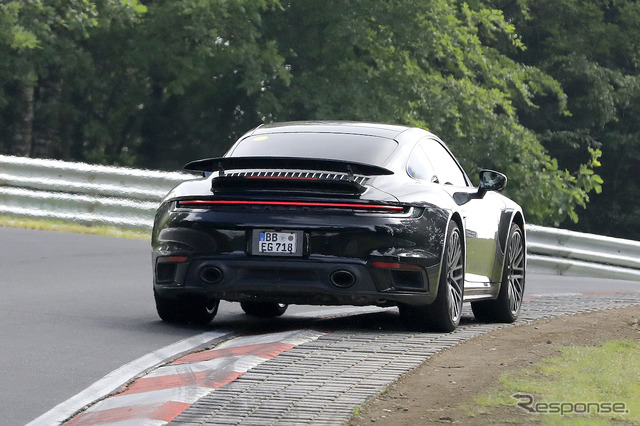 ポルシェ 911ハイブリッド 市販型プロトタイプ（スクープ写真）