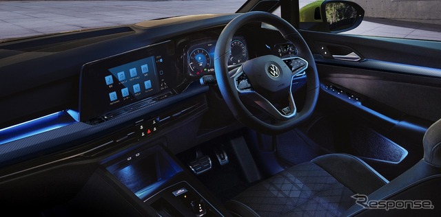 VW ゴルフ・ヴァリアント、インテリアアンビエントライト(カラー調整機能付)