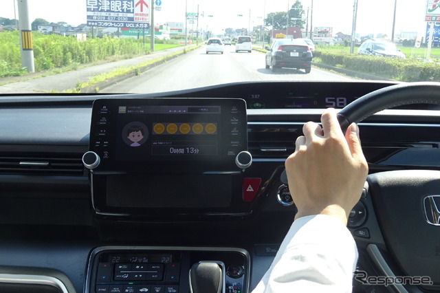 ホンダ　安全運転コーチングシステム　安全運転でコインをゲット