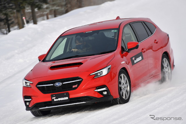 ヨコハマ アイスガード7 雪上氷上試乗(スバル LEVORG)