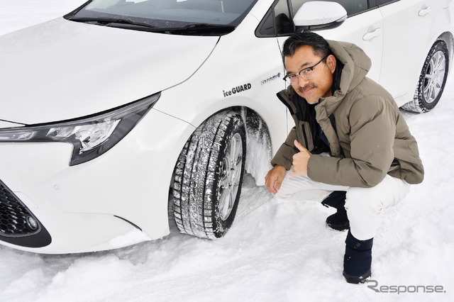 ヨコハマ アイスガード7 雪上氷上試乗 塩見智氏
