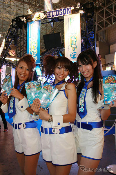 【東京ゲームショウ08】コンパニオン写真蔵…ハドソン