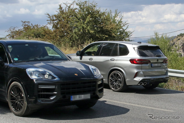 BMW X5M 改良新型プロトタイプ(スクープ写真)