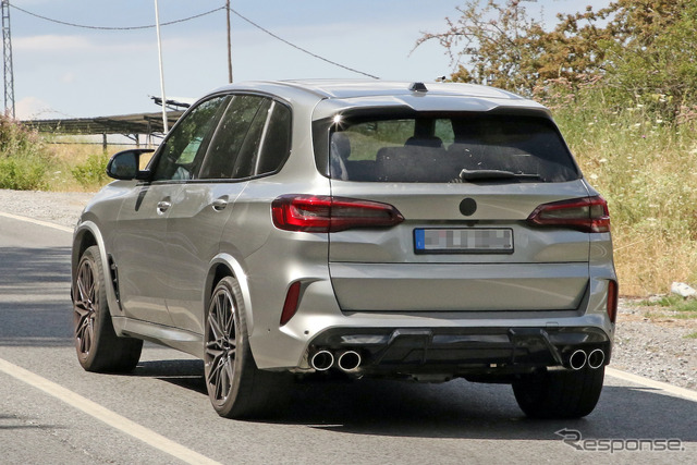 BMW X5M 改良新型プロトタイプ(スクープ写真)