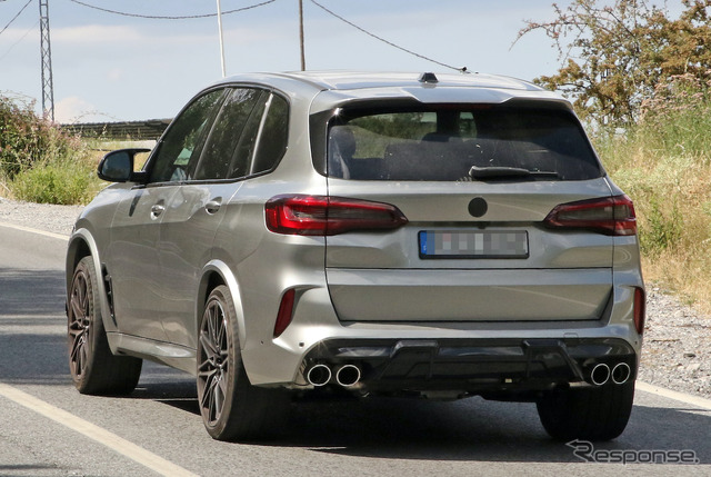 BMW X5M 改良新型プロトタイプ(スクープ写真)