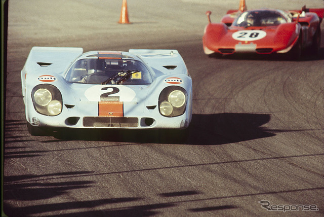 1970年デイトナ24時間のポルシェ917K(ロドリゲス、キヌネン、レッドマン組)
