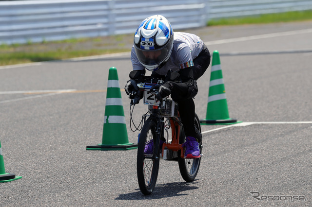 KV-BIKE、1ラップタイムアタックで最速だった大阪市東淀工業高等学校技術研究部