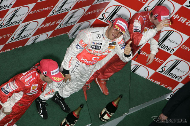 【F1中国GP】決勝…ハミルトンが王手