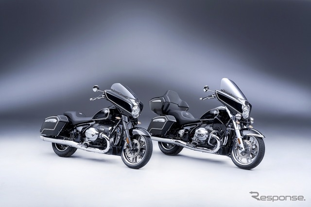 BMW R18B(左)とBMW R18トランスコンチネンタル