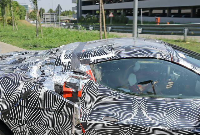 フェラーリ 296GTB スパイダー プロトタイプ(スクープ写真)