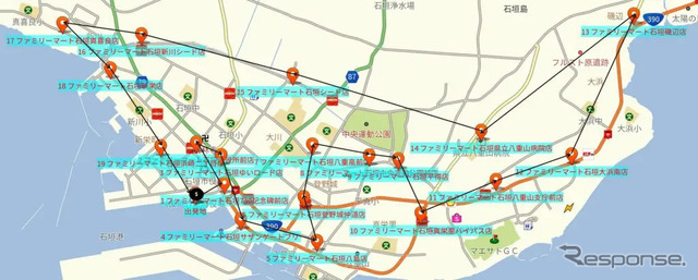 通常のカーナビでは実装されない「業務で有用なルート探索API」を用意