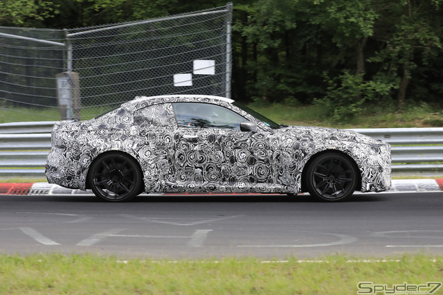 BMW M2 クーペ 新型プロトタイプ(スクープ写真)