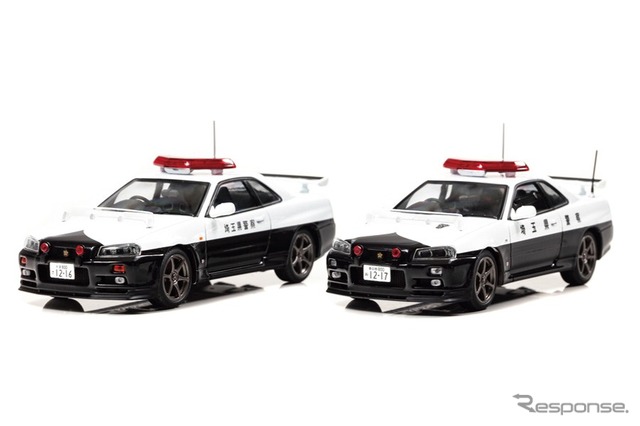 日産 スカイライン GT-R(BNR34)2000 埼玉県警察高速道路交通警察隊車両(803)/日産 スカイライン GT-R VスペックII(BNR34) 2002 埼玉県警察高速道路交通警察隊車両(854)