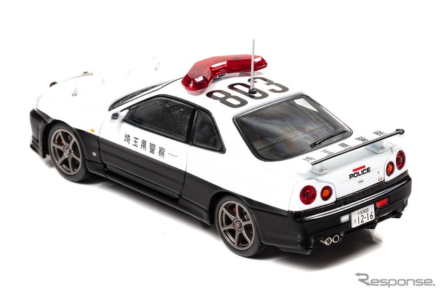 日産 スカイライン GT-R(BNR34)2000 埼玉県警察高速道路交通警察隊車両(803)