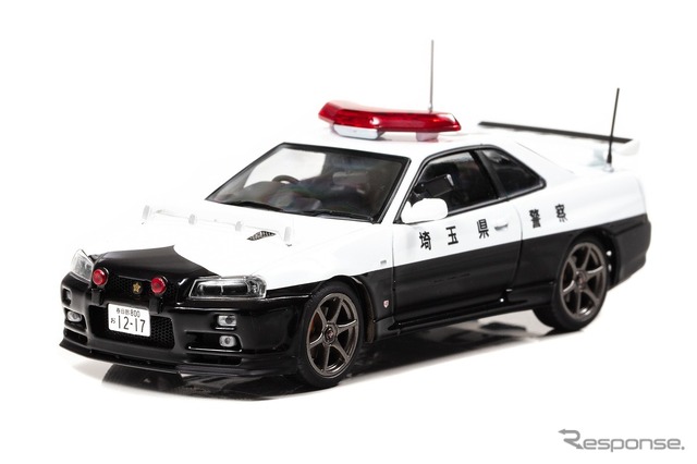 日産 スカイライン GT-R VスペックII(BNR34) 2002 埼玉県警察高速道路交通警察隊車両(854)