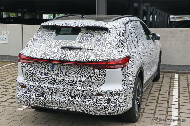 中国専売が予想されるアウディの新型電動SUVのプロトタイプ(スクープ写真)