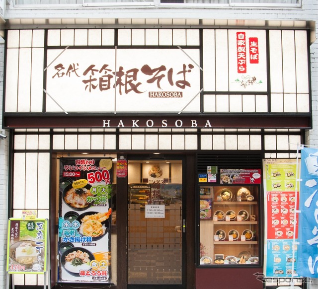 箱根そば店舗(イメージ)