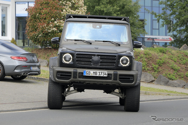 メルセデスベンツ G500/G550 4×4スクエアード 後継モデル(スクープ写真)