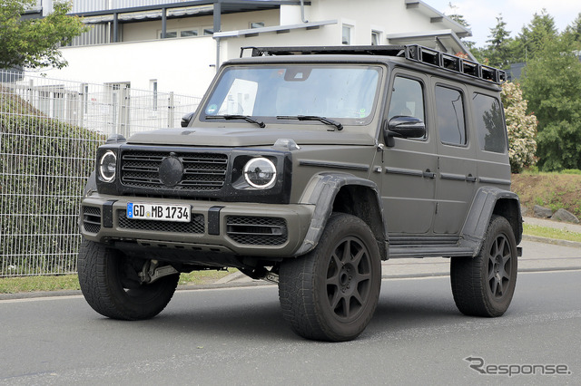 メルセデスベンツ G500/G550 4×4スクエアード 後継モデル(スクープ写真)