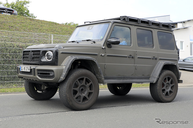 メルセデスベンツ G500/G550 4×4スクエアード 後継モデル(スクープ写真)