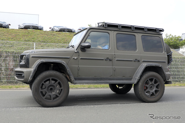 メルセデスベンツ G500/G550 4×4スクエアード 後継モデル(スクープ写真)