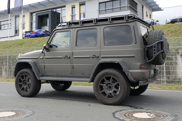 メルセデスベンツ G500/G550 4×4スクエアード 後継モデル(スクープ写真)
