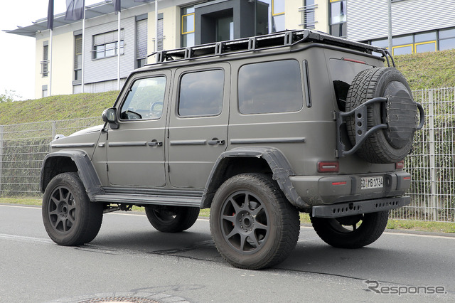 メルセデスベンツ G500/G550 4×4スクエアード 後継モデル(スクープ写真)