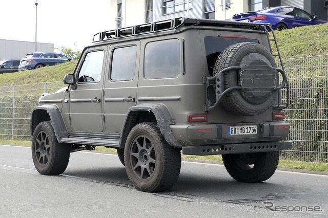 メルセデスベンツ G500/G550 4×4スクエアード 後継モデル(スクープ写真)