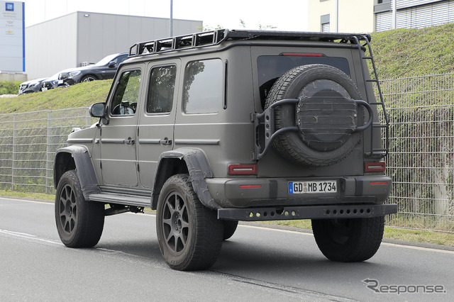 メルセデスベンツ G500/G550 4×4スクエアード 後継モデル(スクープ写真)