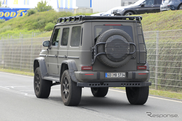 メルセデスベンツ G500/G550 4×4スクエアード 後継モデル(スクープ写真)