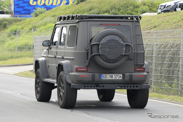 メルセデスベンツ G500/G550 4×4スクエアード 後継モデル(スクープ写真)